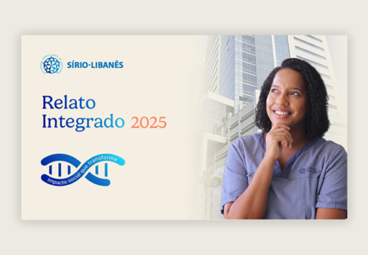 Capa do relatório Hospital Sírio-Libanês